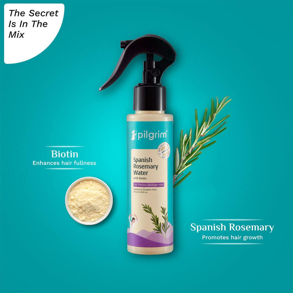 Pilgrim Spanish Rosemary Water With Biotin
Discover Thicker Stronger Hair