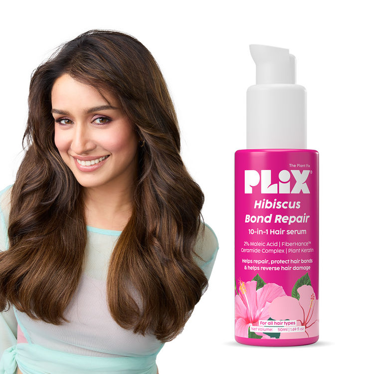 Plix Hibiscus Bond Repair 10-In-1 Hair Serum
(50ml)