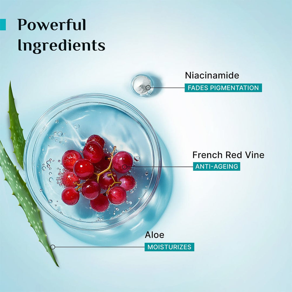 Pilgrim Red Vine Face Mist & Toner with Niacinamide (Vit. B3) & Aloe