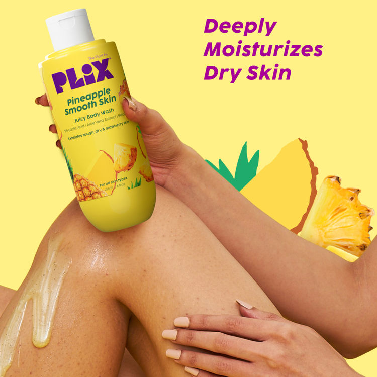 Plix Pineapple 5% Lactic Acid Exfoliating Body Wash (Pack of 2)
(2 pcs)