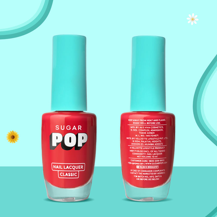 SUGAR POP Nail Lacquer (13 Red Alert)