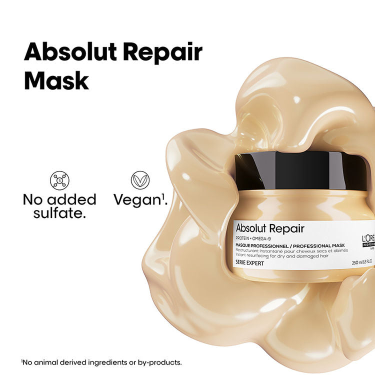 L'Oréal Professionnel Absolut Repair Mask For Dry and Damaged Hair With Protein & Omega-9 (250gm)