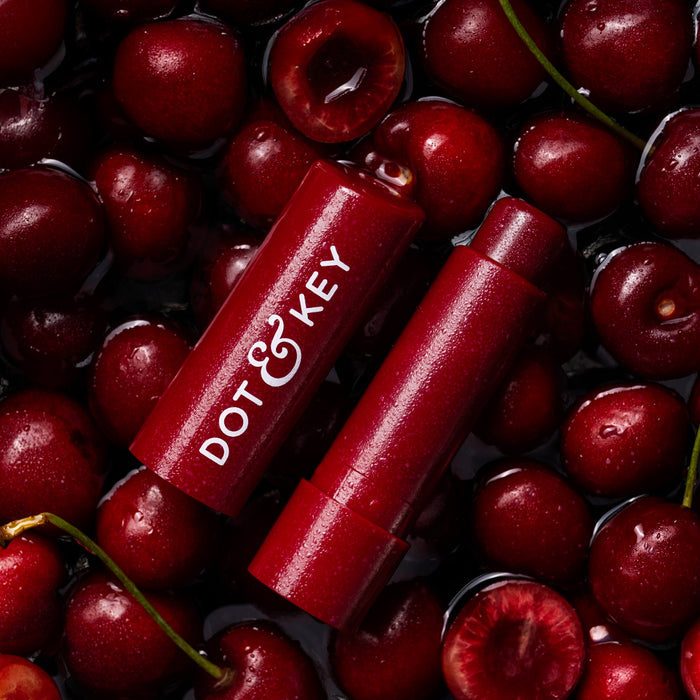 Dot & Key SPF 50+ Barrier Repair Hydrating Lip Balm (02Cherry Crimson - High Tinted)