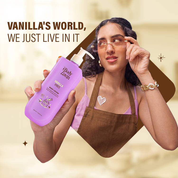 Plum BodyLovin Vanilla Vibes Body Lotion Nourishing & Barrier-Repairing Velvety Cream Formula (400ml)