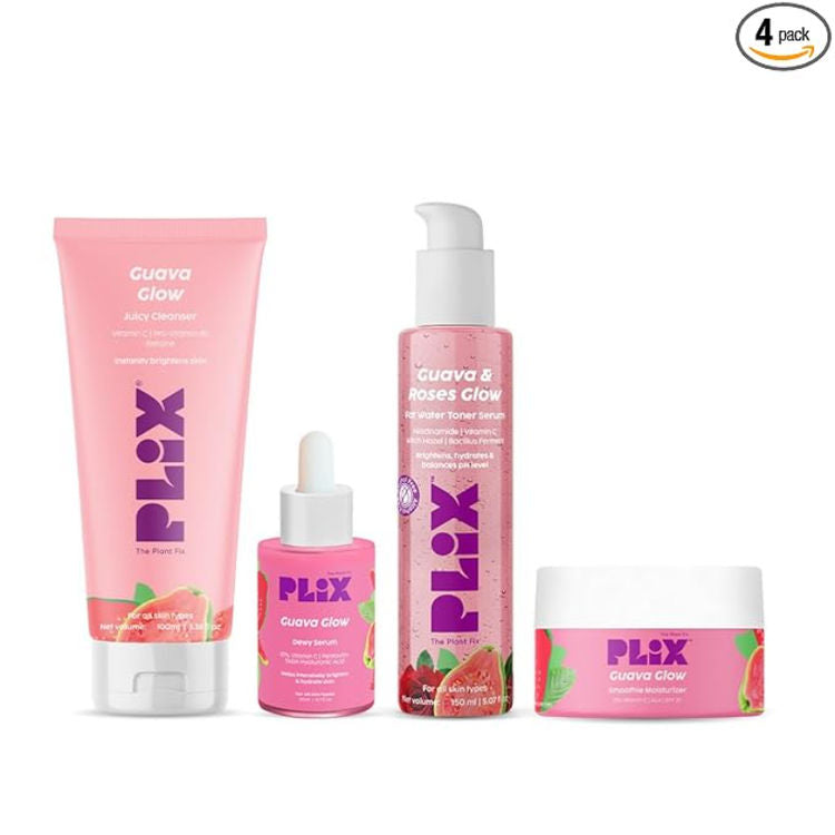 Plix Guava Glow Combo Kit
(4pcs)