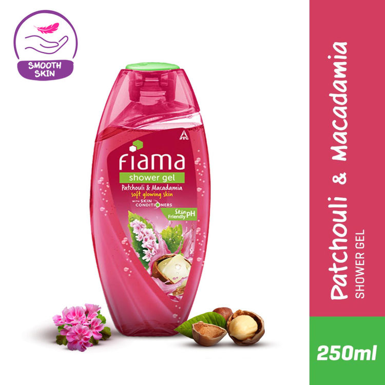 Fiama Shower Gel Patchouli & Macadamia, Body Wash for Hydrating & Soft Glowing Skin
(250ml)