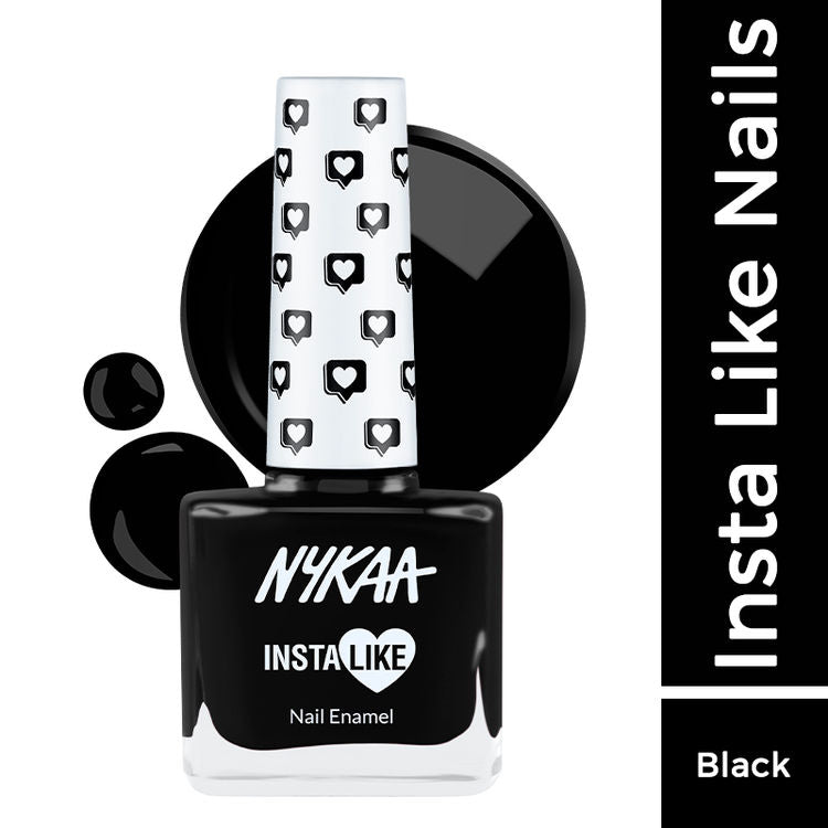 Nykaa InstaLike Long Lasting Nail Enamel - Black Friday 371
(9ml)