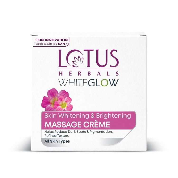 Lotus Herbals WhiteGlow Skin Whitening & Brightening Massage Cream
(60gm)