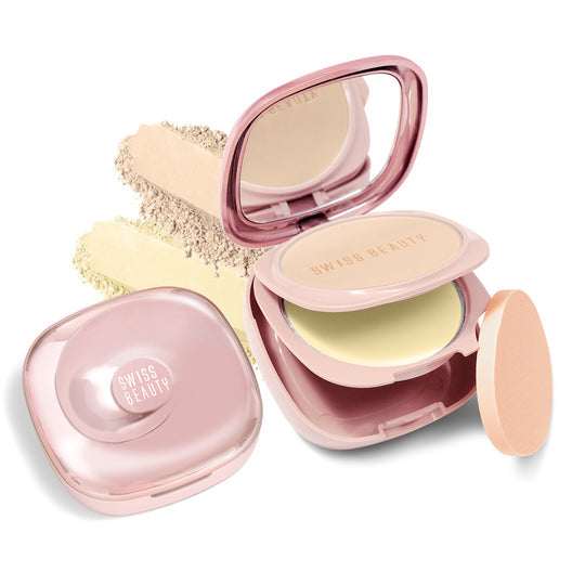 Swiss Beauty Matte & Set Duo Compact (03Sand)