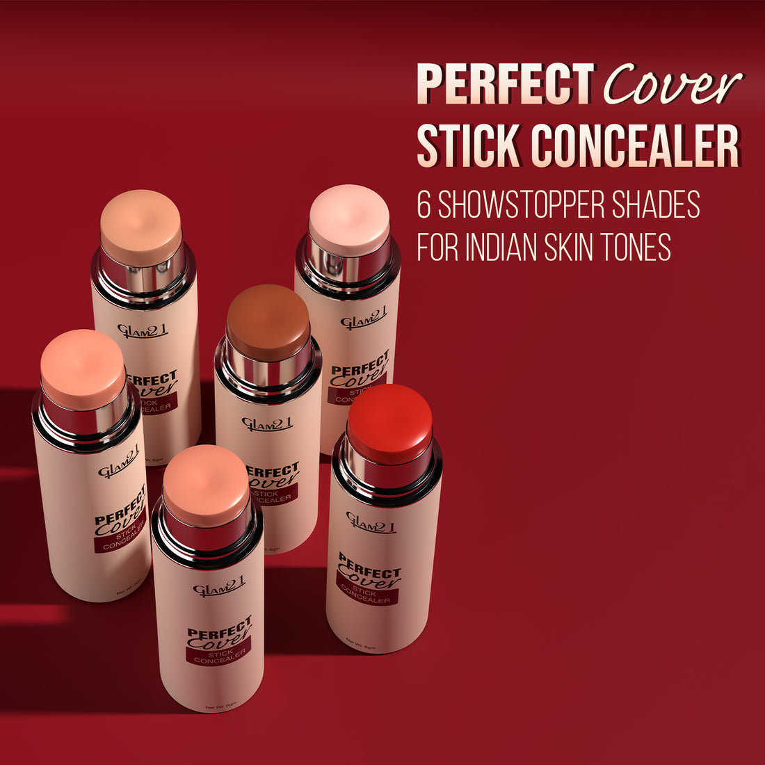 Glam21 Perfect Cover Stick Concealer (04Sand Sable)