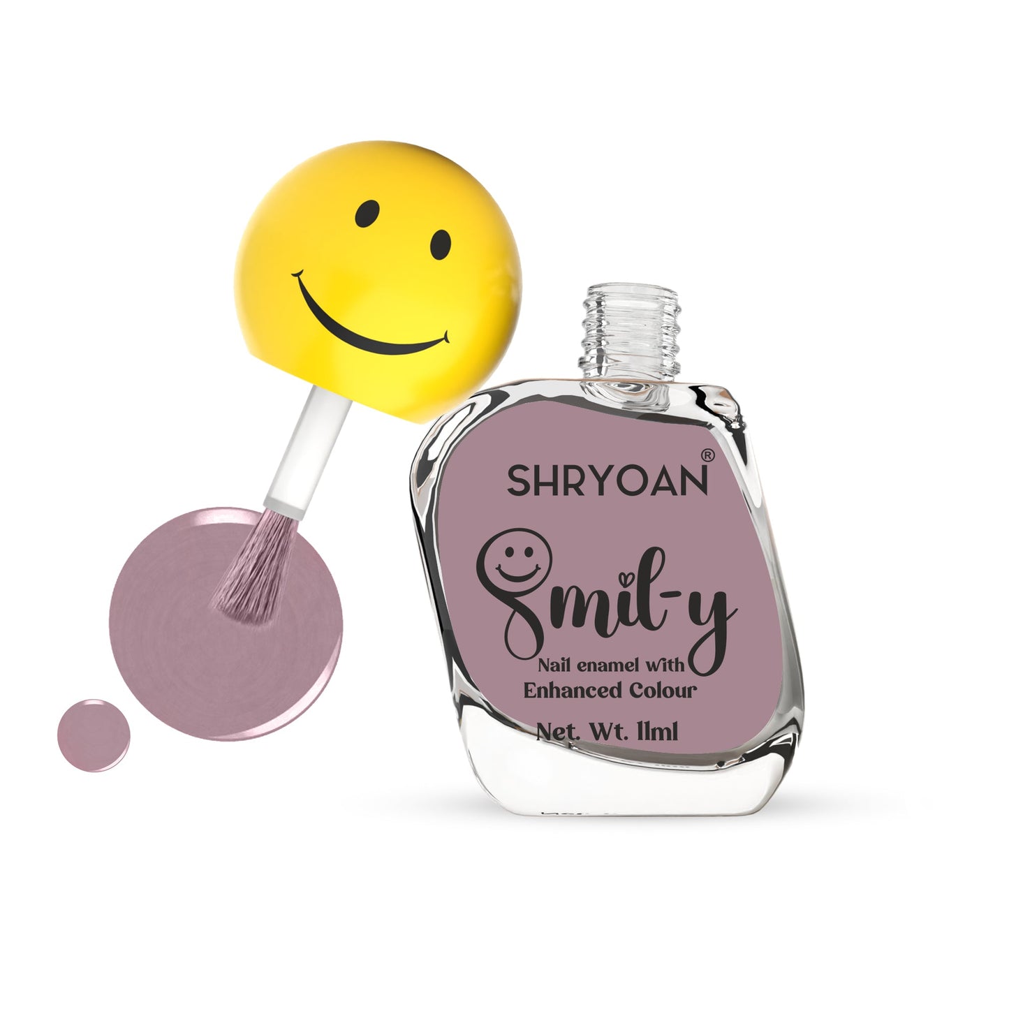 Shryoan Ultra Glossy Nail Paint(Dusty Lavender)