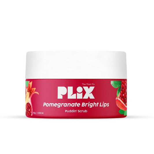 Plix Pomegranate Lip Exfoliating Scrub For Dark, Dry & Chapped Lips, With Cocoa Butter & Vitamin E
(15g)