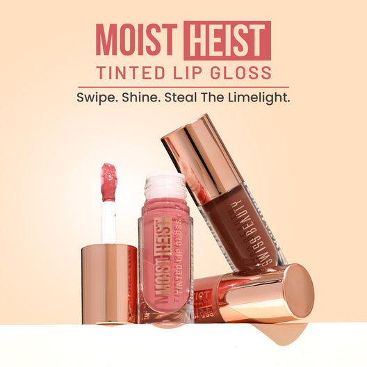 Swiss Beauty Moist Heist Tinted Lip Gloss 05(Raspberry Alert)