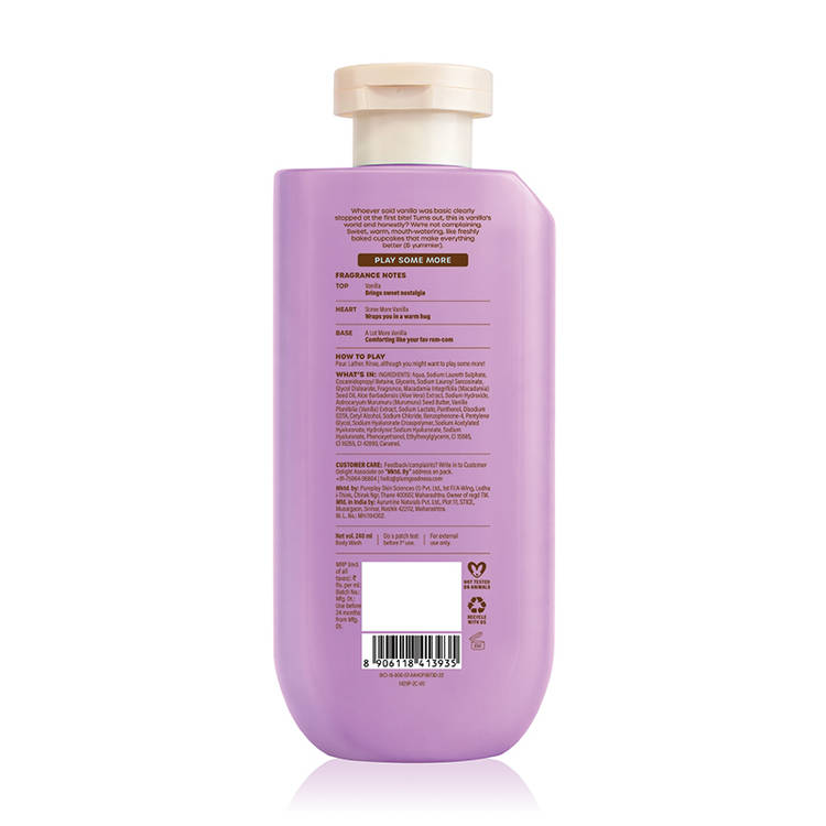 Plum BodyLovin Vanilla Vibes Body Wash - Vanillavibes (240ml)