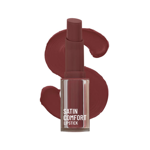 Swiss Beauty Satin Comfort Lipstick 12(Brown Bean)