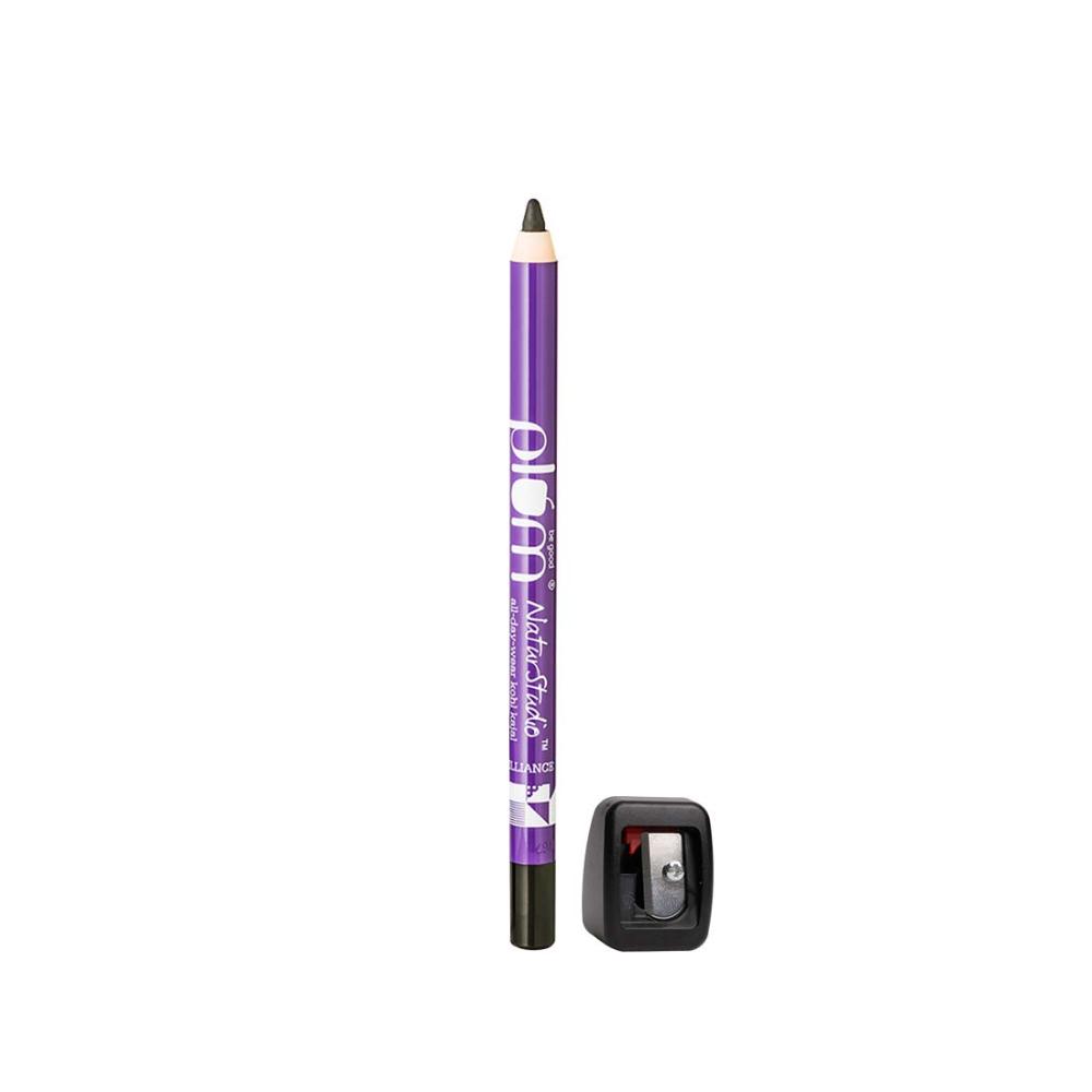 Plum Natur Studio All-Day-Wear Kohl Kajal - Black Brilliance With Free Sharpener (1.2g)