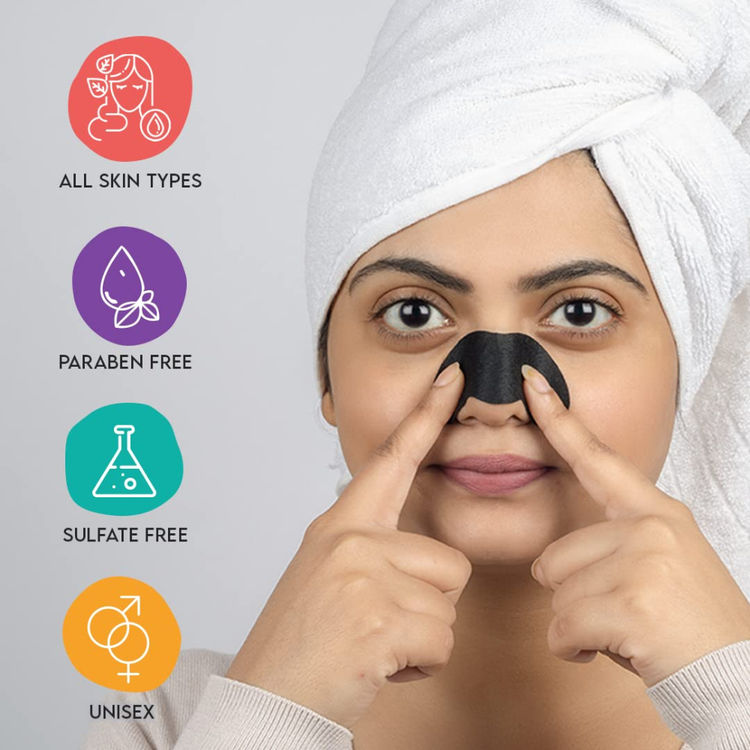 FURR Blackhead Remover Bamboo Charcoal Nose Strips - Pack of 3