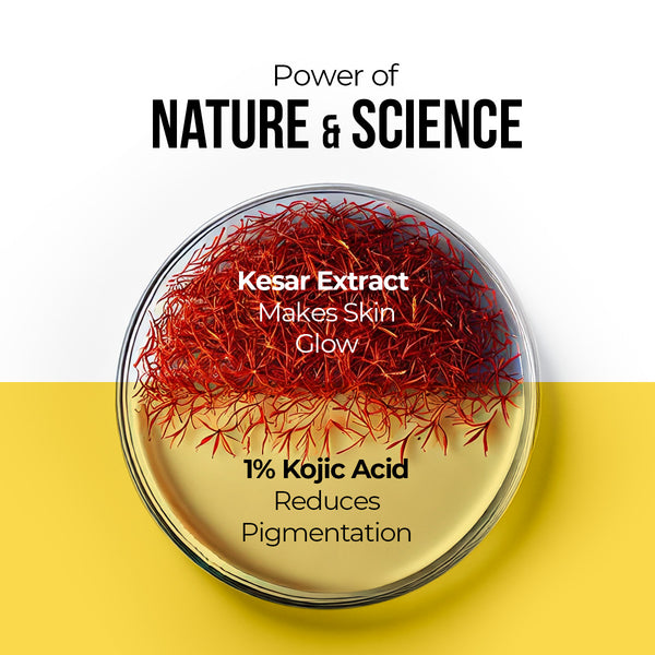 Dr. Sheth's Kesar & Kojic Acid Sunscreen - 80g In-Vivo Tested SPF 50+ PA ++++