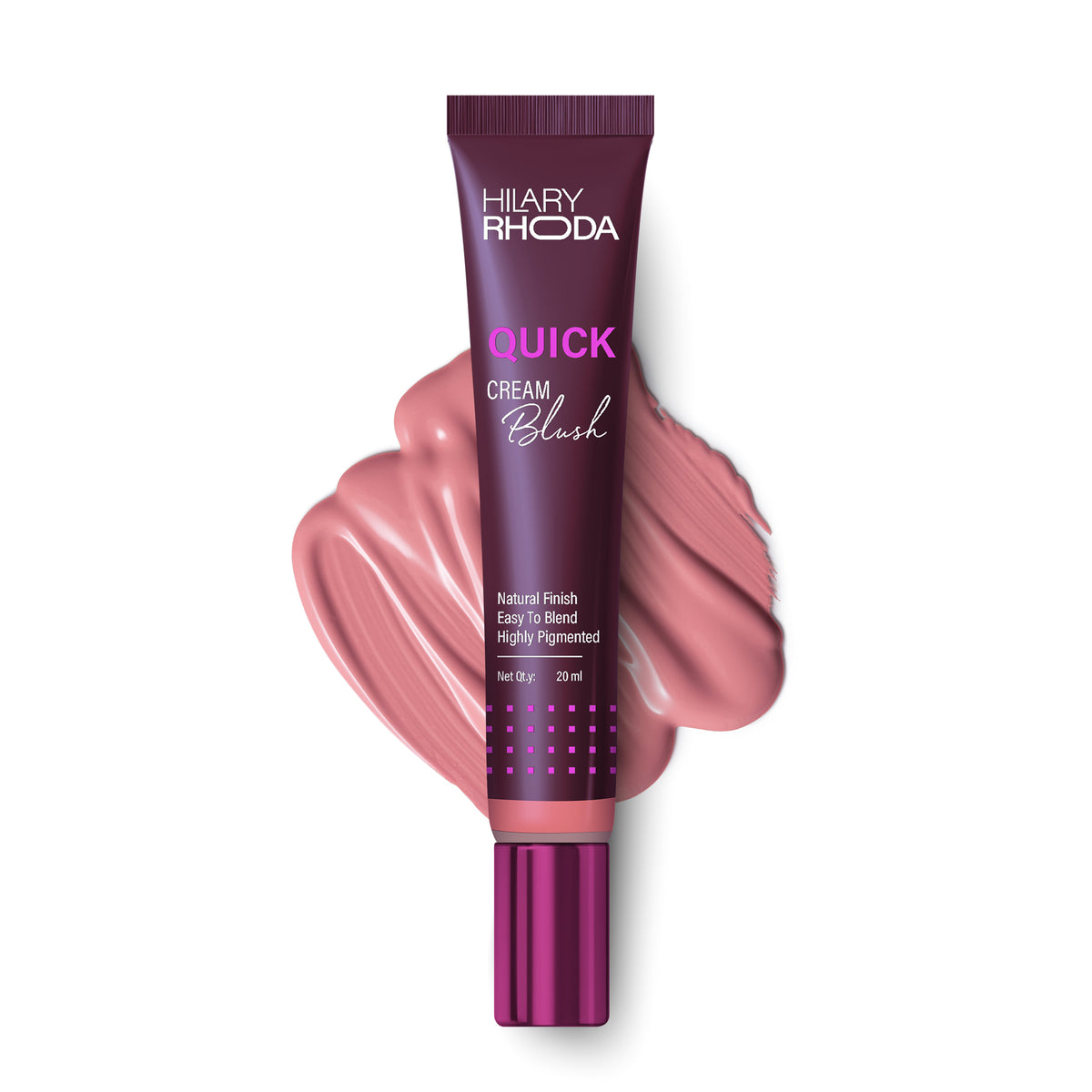 Hilary Rhoda Quick Cream Blush(Peach Blossom 01)