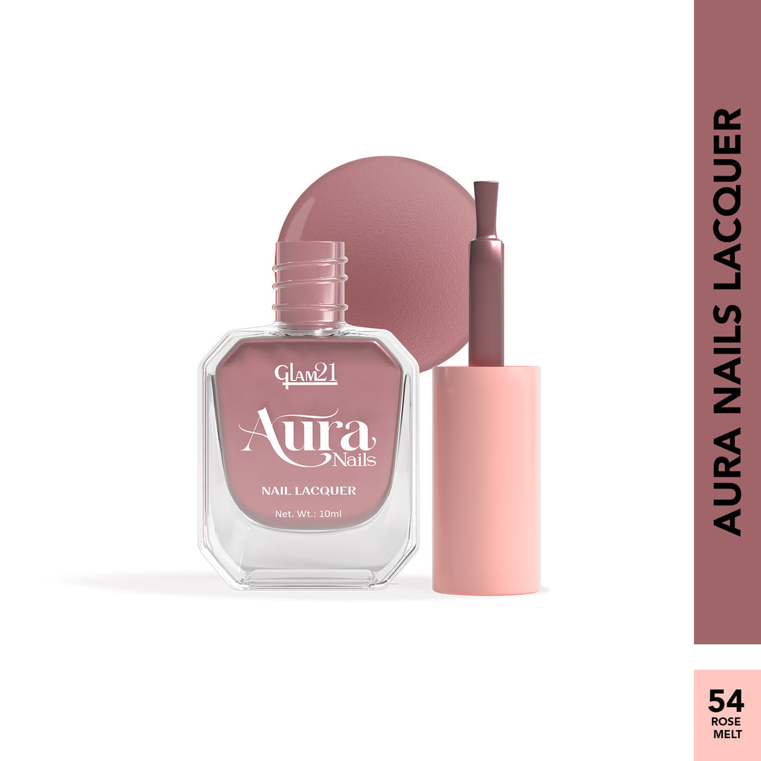 Glam21 Aura - Nail Lacquer (54Rose Melt)