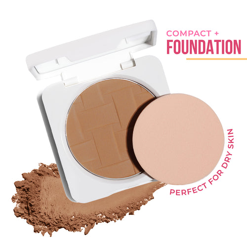 Insight cosmetics Moisture Lock Compact Foundation (5 Warm Caramel)