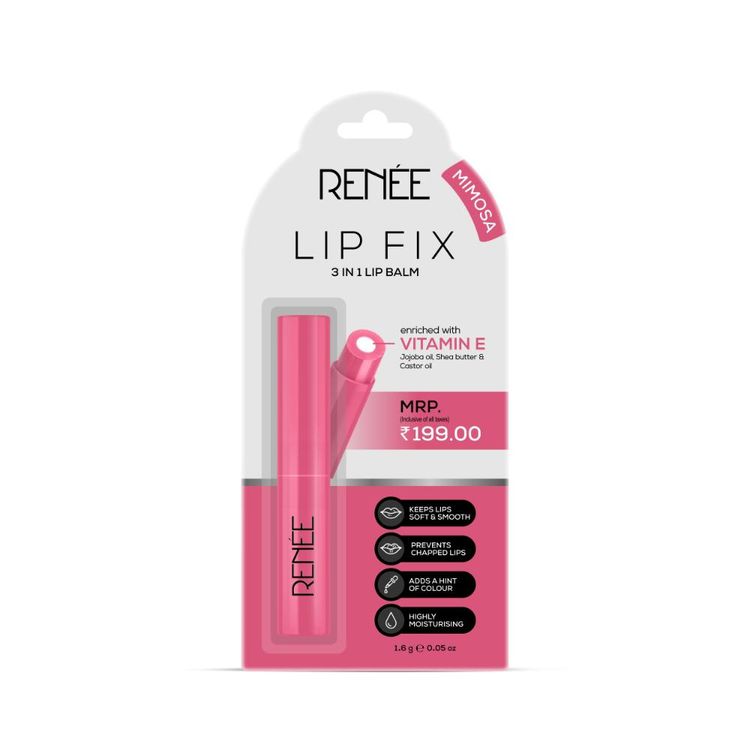 Renee Cosmetics
Lip Fix 3 In 1 Lip Balm 03 Mimosa (1.6 g)