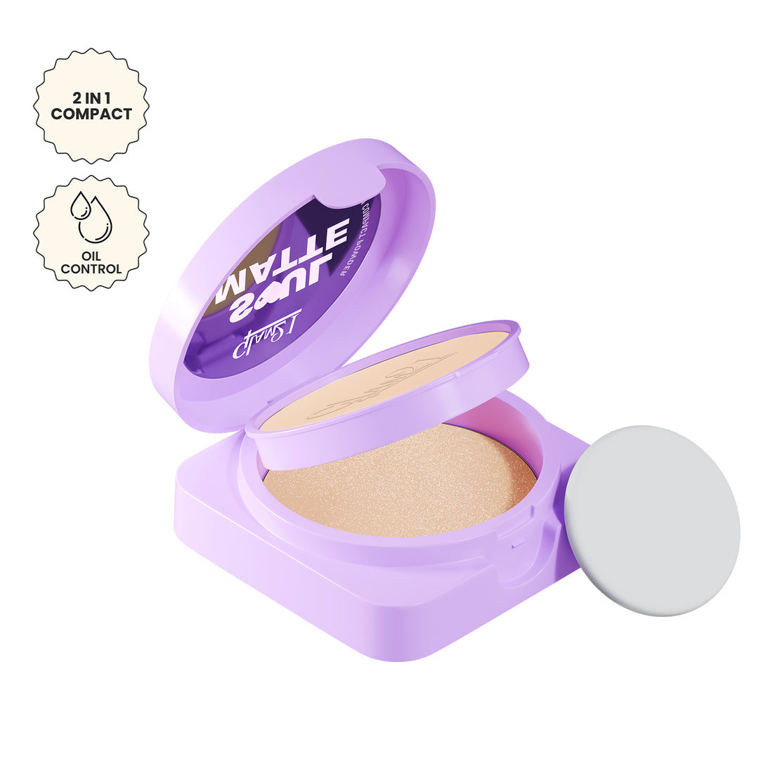 Glam21 Soul Matte Compact (01Silk Ivory)