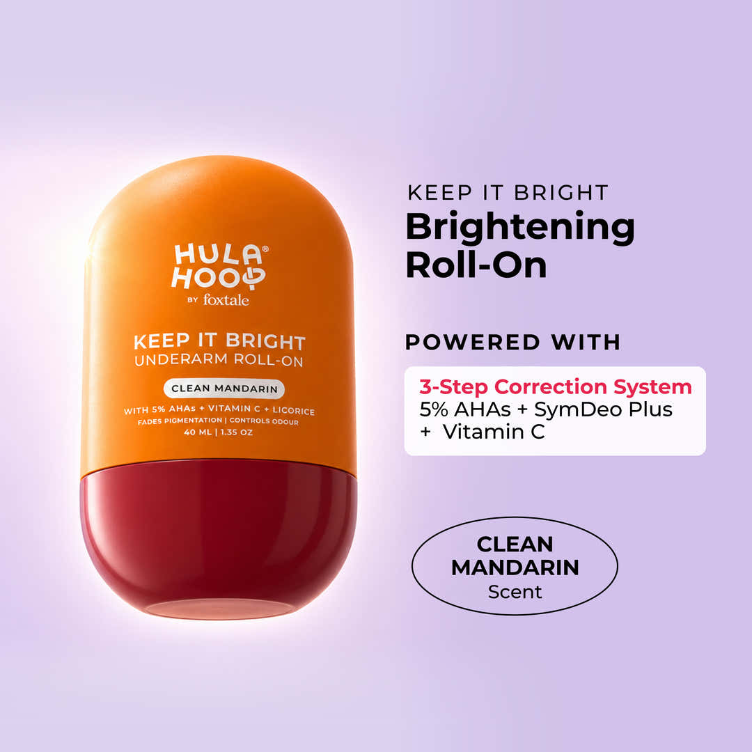 Hula Hoop Brightening Underarm Roll-On Deodorant