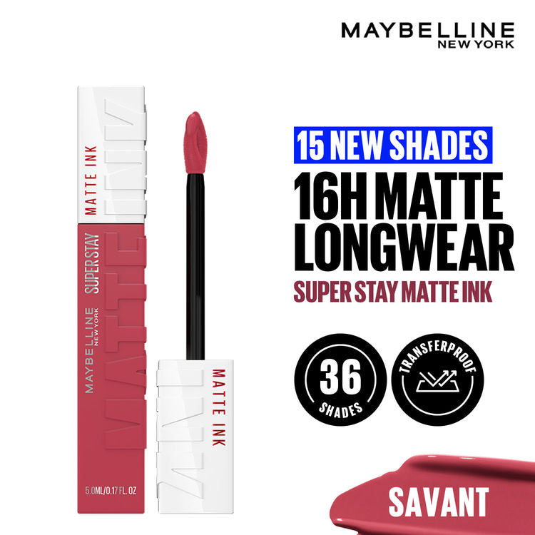 Maybelline Super Stay Matte Ink Liquid Lipstick(Savant)