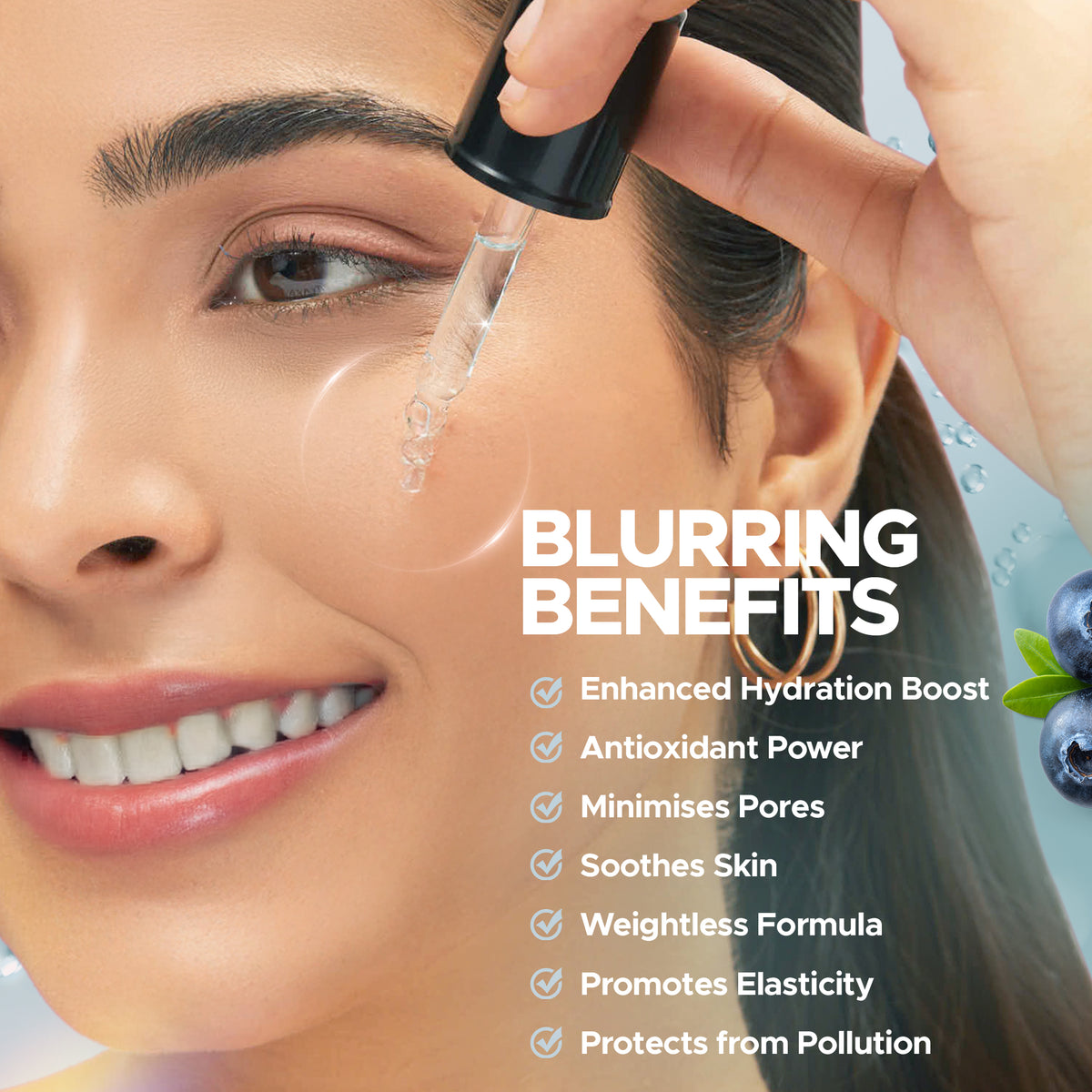 Hilary Rhoda SmoothBlur Primer Serum (Blueberry)