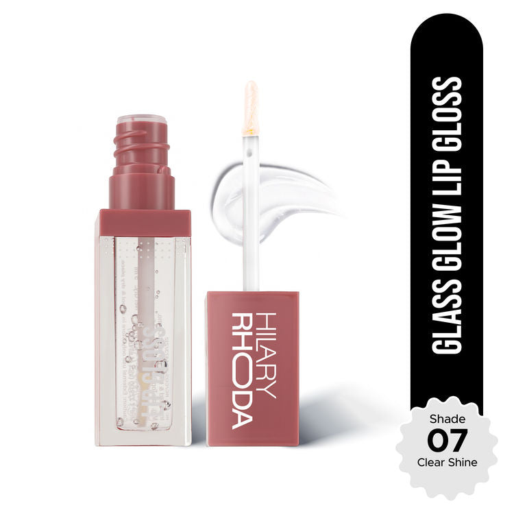 Hilary Rhoda Glass Glow Lip Gloss (Clear Shine 07)