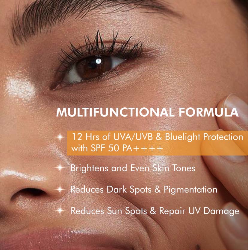 Mcaffeine Brightening Sunscreen for Dark Spots - SPF 50 PA ++++