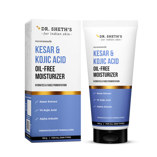 Dr. Sheth's Kesar & Kojic Acid Oil Free Moisturizer - 100g