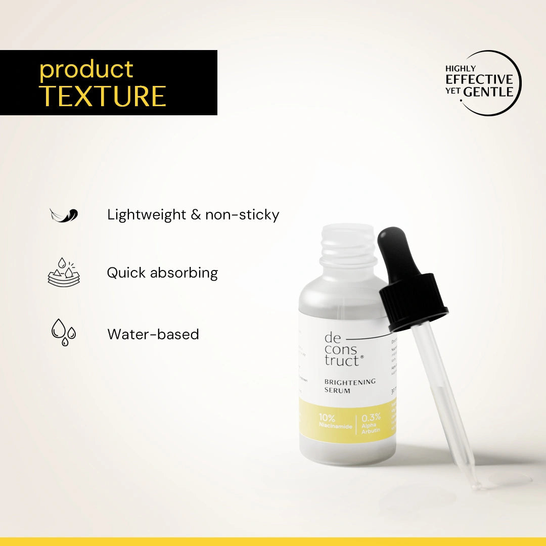 Deconstruct Brightening Niacinamide Serum - 10% Niacinamide + 0.3% Alpha Arbutin