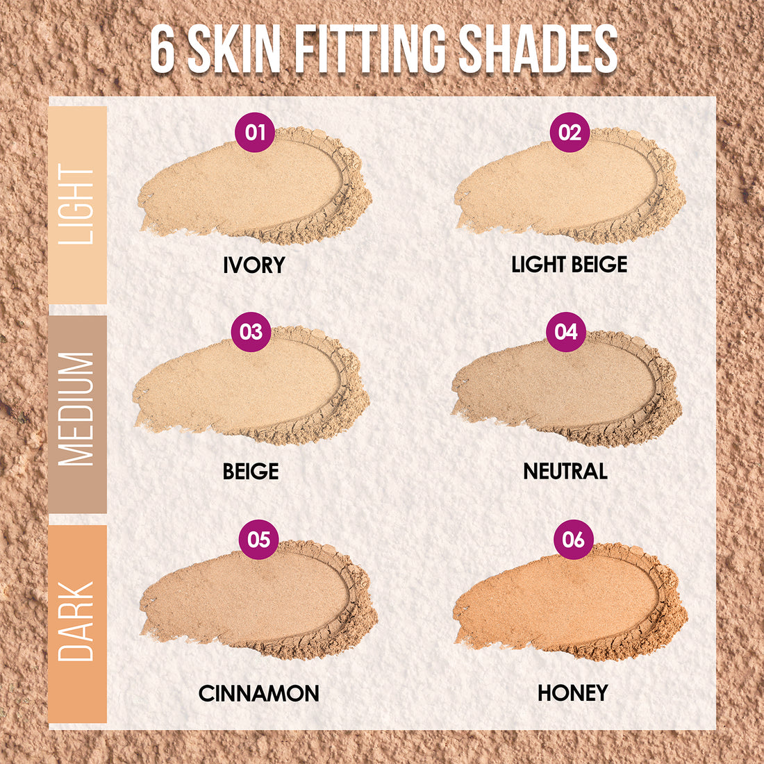 Glam21 Forever Matte Compact Powder (06Honey)