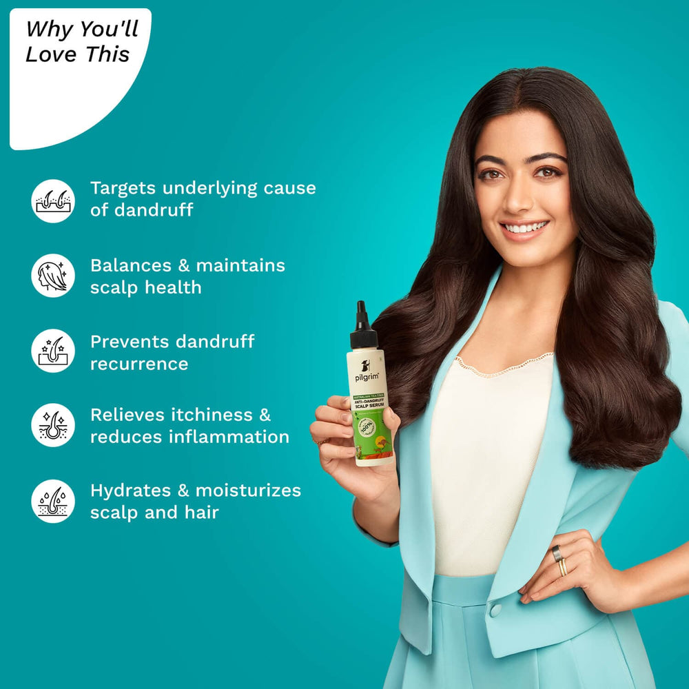 Pilgrim Australian Tea Tree Anti-Dandruff Scalp Serum
Pre-Shampoo Treatment To Keep Dandruff Away