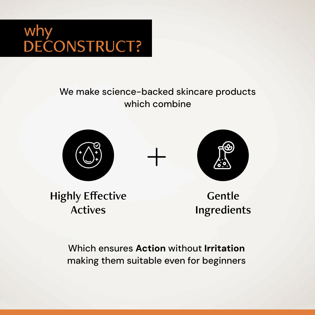 Deconstruct Vitamin C Brightening Face Wash – 0.5% Vitamin C + 2% Niacinamide