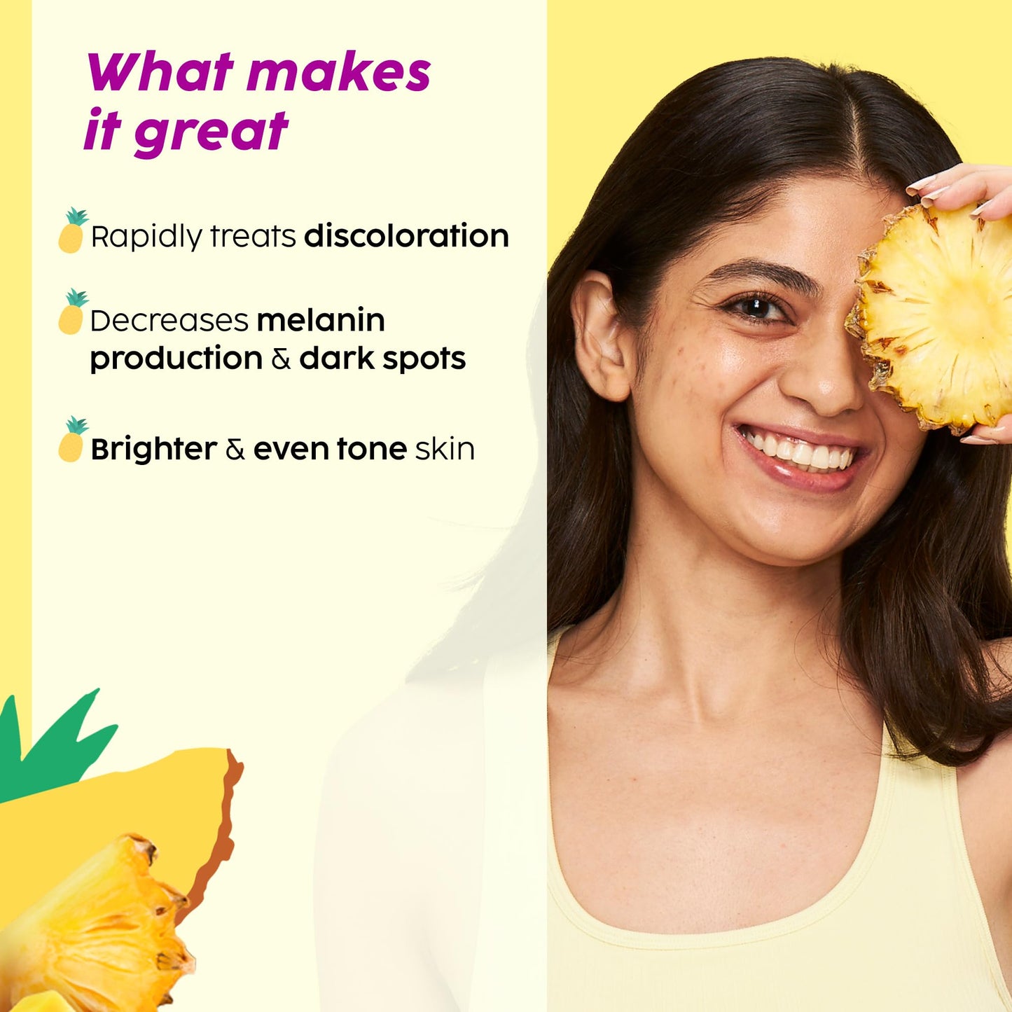 PLIX Pineapple Juicy Facewash For Depigmentation / 150ml