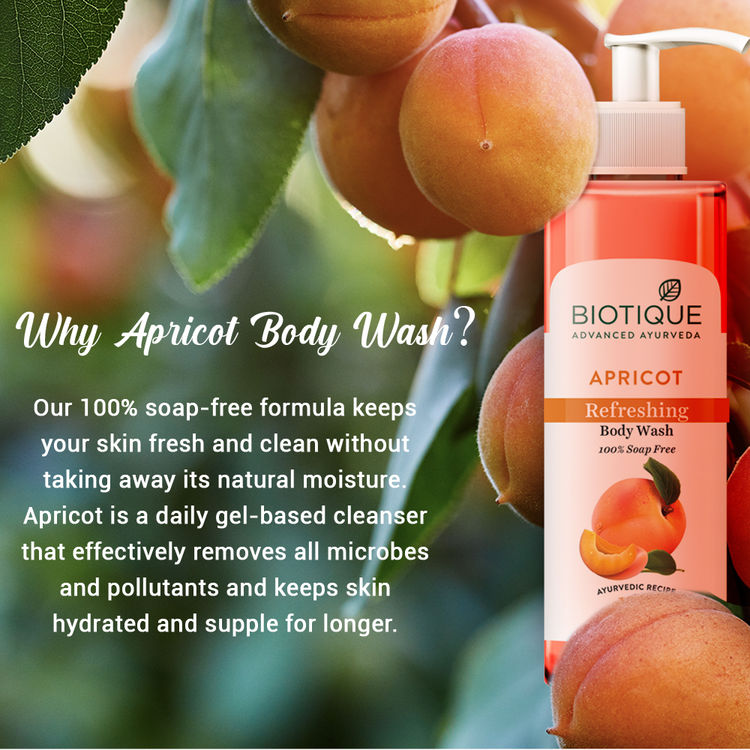 Biotique Bio Apricot Refreshing Body Wash (200ml)