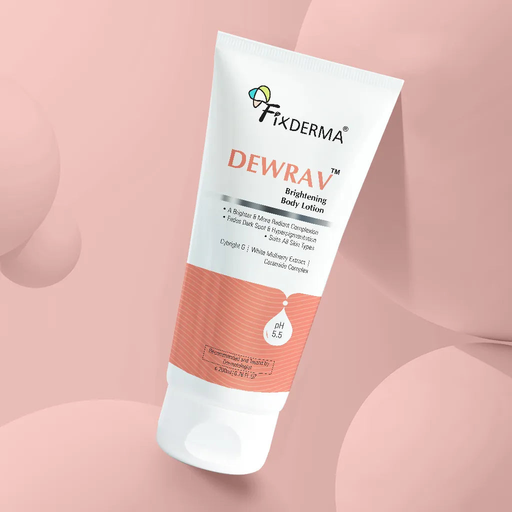 Fixderma Dewrav Brightening Body Lotion (200ml)