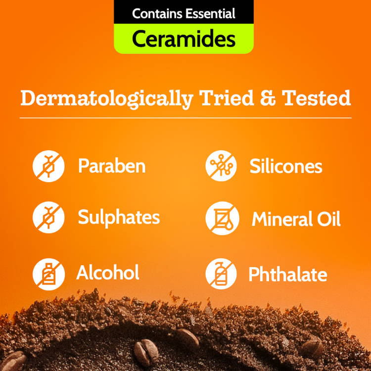 Chemist at Play Exfoliating Natural AHAs Body Scrub For Removing Tan & Dead Skin Cells-Coffee Body Scrubs (75g)