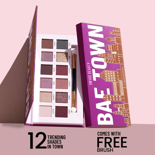 Swiss Beauty Bae Town Eyeshadow Palette 01(Lover girl)