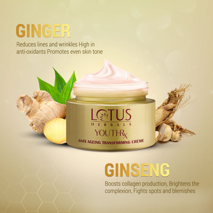 Lotus Herbals YouthRx Anti Ageing Transforming Face Cream SPF 25 , Reduce Dark Spots & Blemishes (30gm)