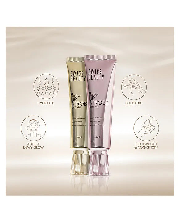 Swiss Beauty Glow up Strobe Cream 02 Moonlight Glow