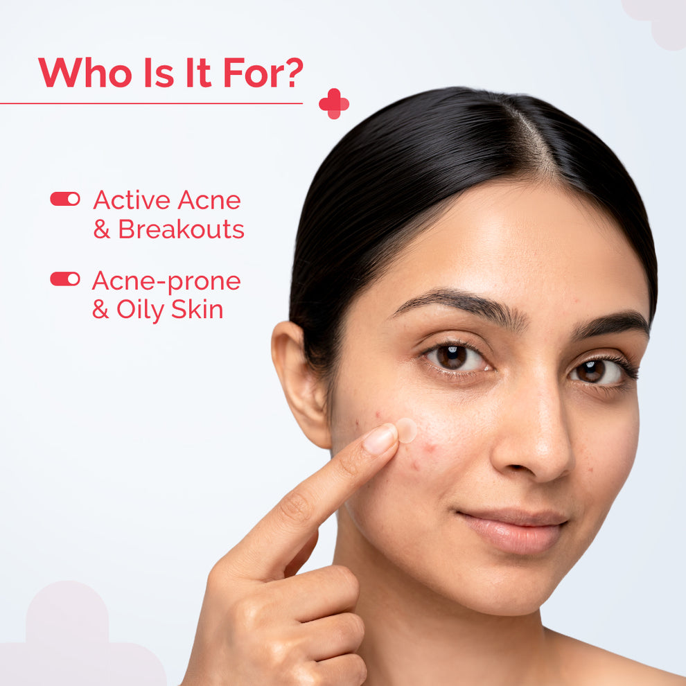 The Derma Co 2% Sali-Cinamide Hydrocolloid Acne Patches - 36 Patches