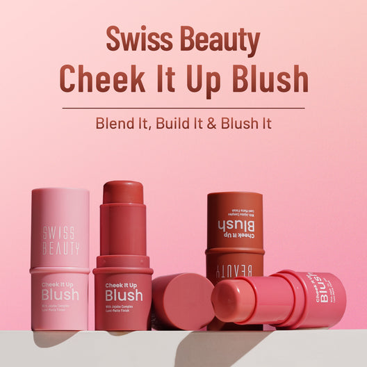 Swiss Beauty Cheek It Up Blush 06(Buffed With Rose)