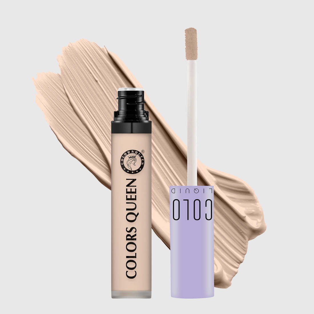 Colors Queen Conceal & Reveal Liquid Concealer 6 Gram (02 Classic Ivory)