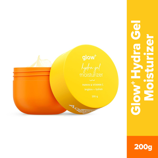 Aqualogica Glow+ Hydra Gel Moisturizer with Vitamin C & Papaya - 200g