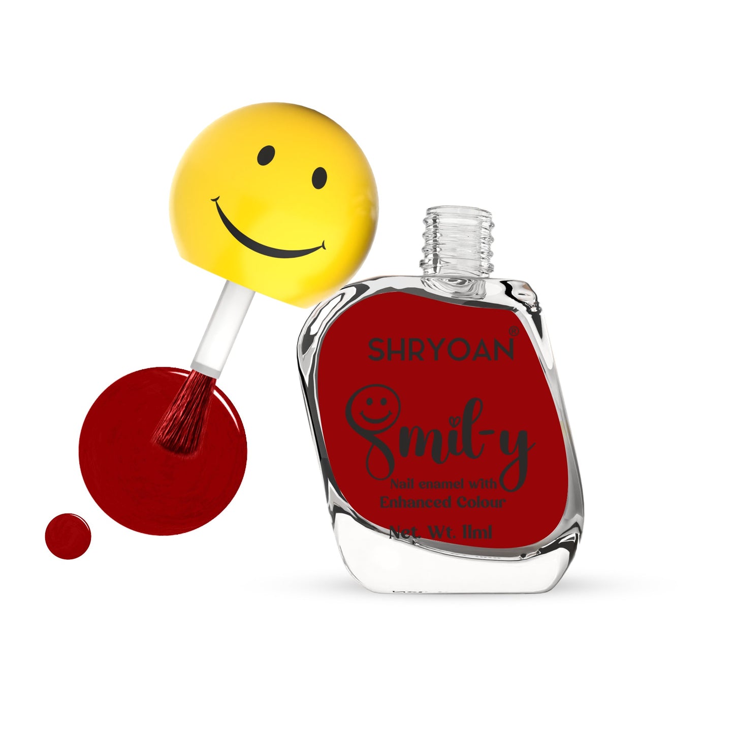 Shryoan Ultra Glossy Nail Paint(Crimson Red)