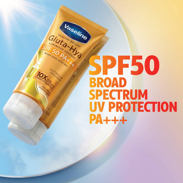 Vaseline Gluta Hya Antioxidant SPF 50 PA+++ Sunscreen (175ml)